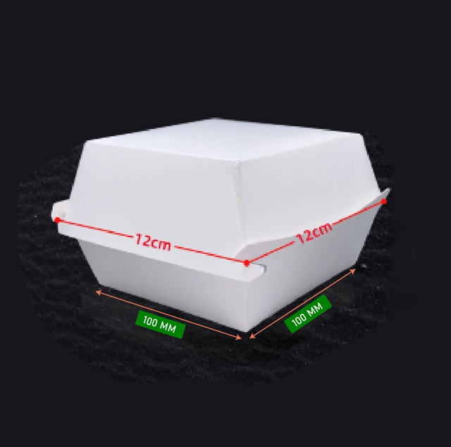 brown paper burger box